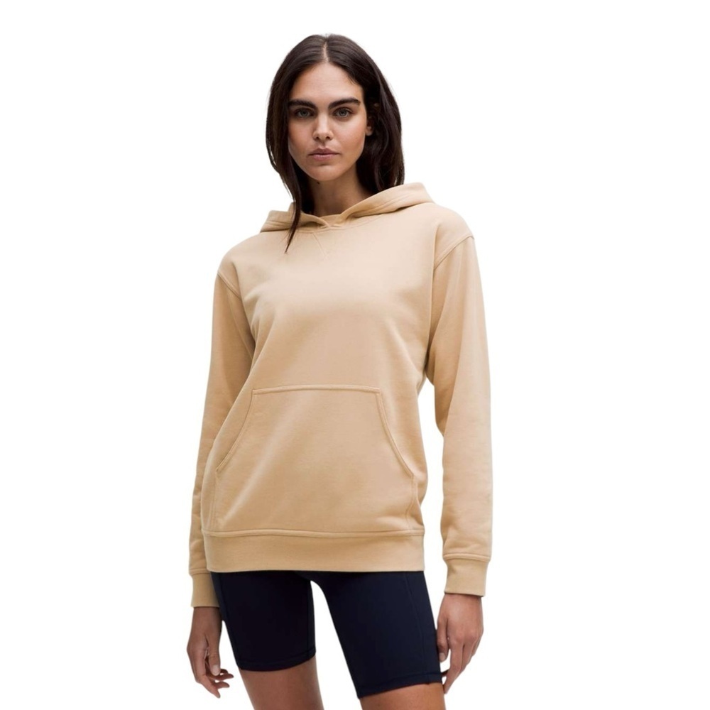 Lululemon NWT All Yours Hoodie French Terry Beech Wood Sz 12